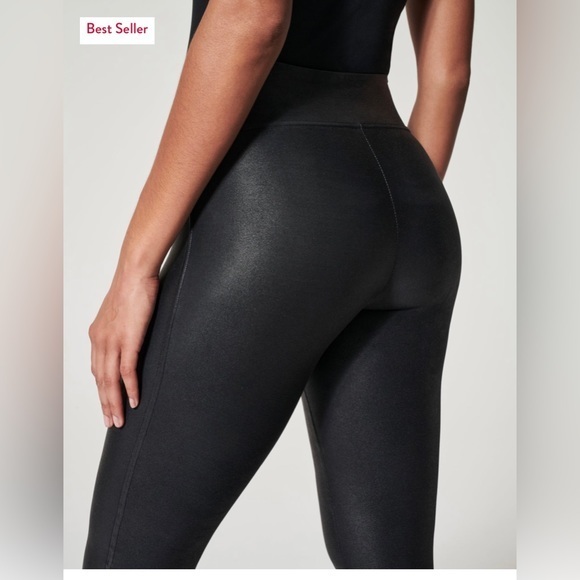 SPANX Faux Leather‎ Leggings - Picture 4 of 11